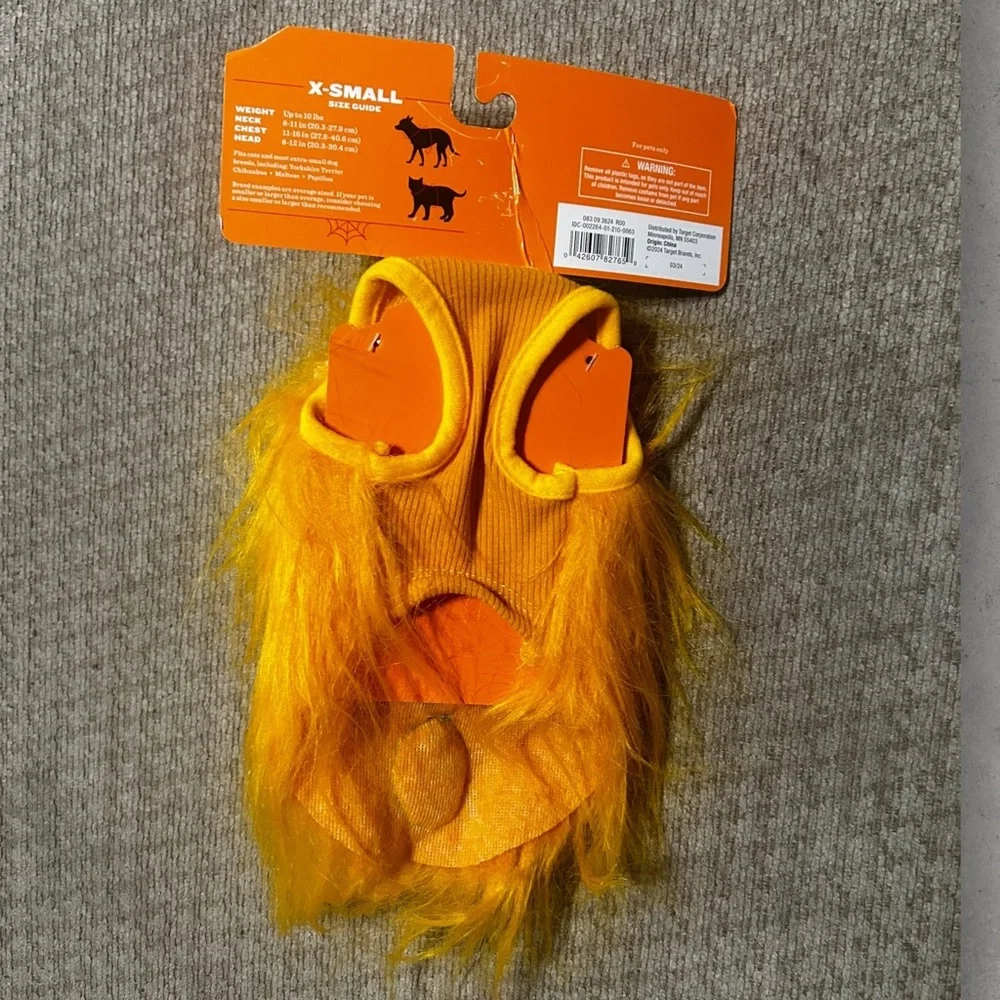NWT Halloween Monster Hoodie Dog and Cat Costume - Hyde and EEK! size XS